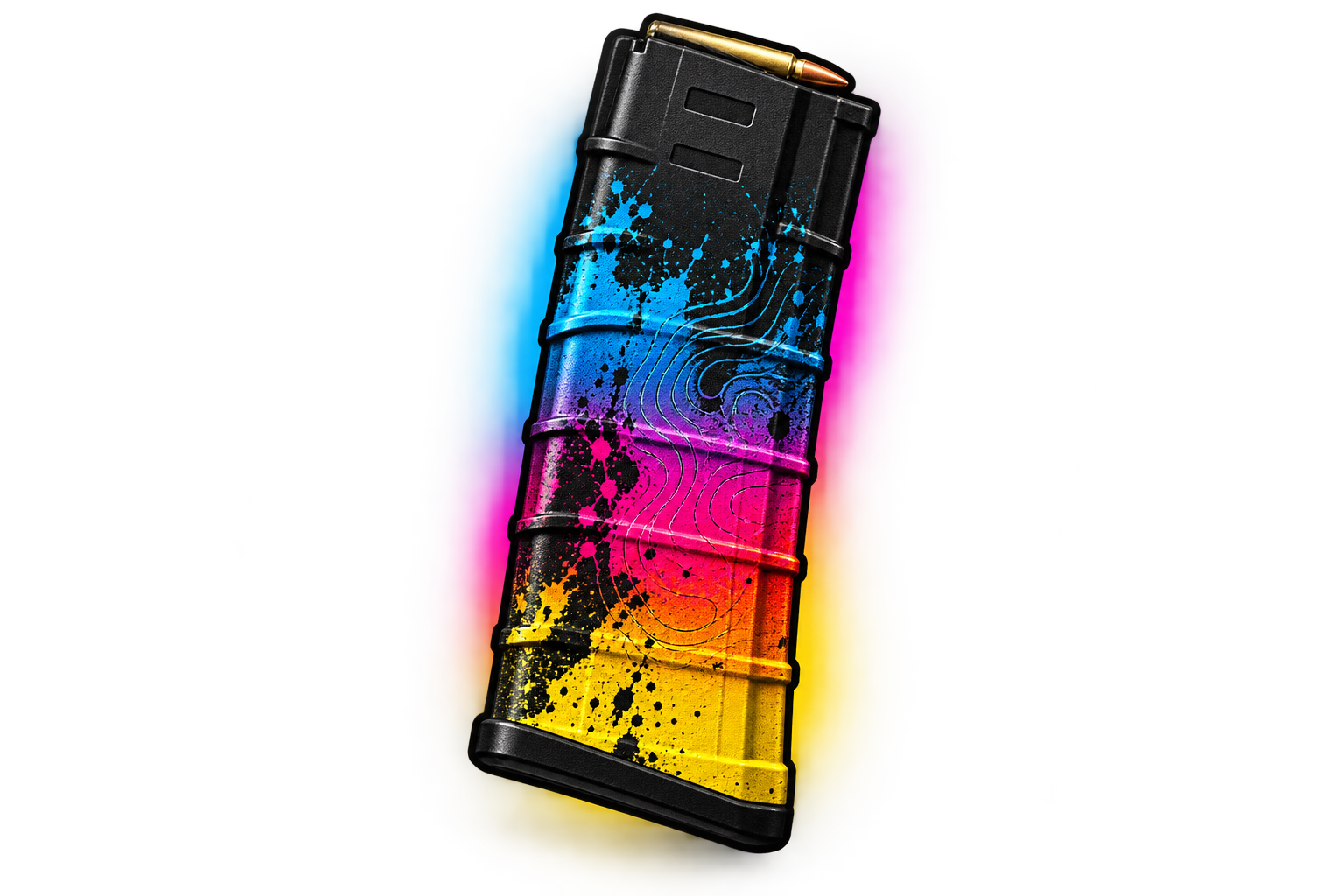 Custom full color printed magazine